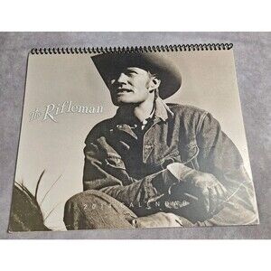 2014 The Rifleman Wall Calendar - Johnny Crawford- Signed But Not Authenticated